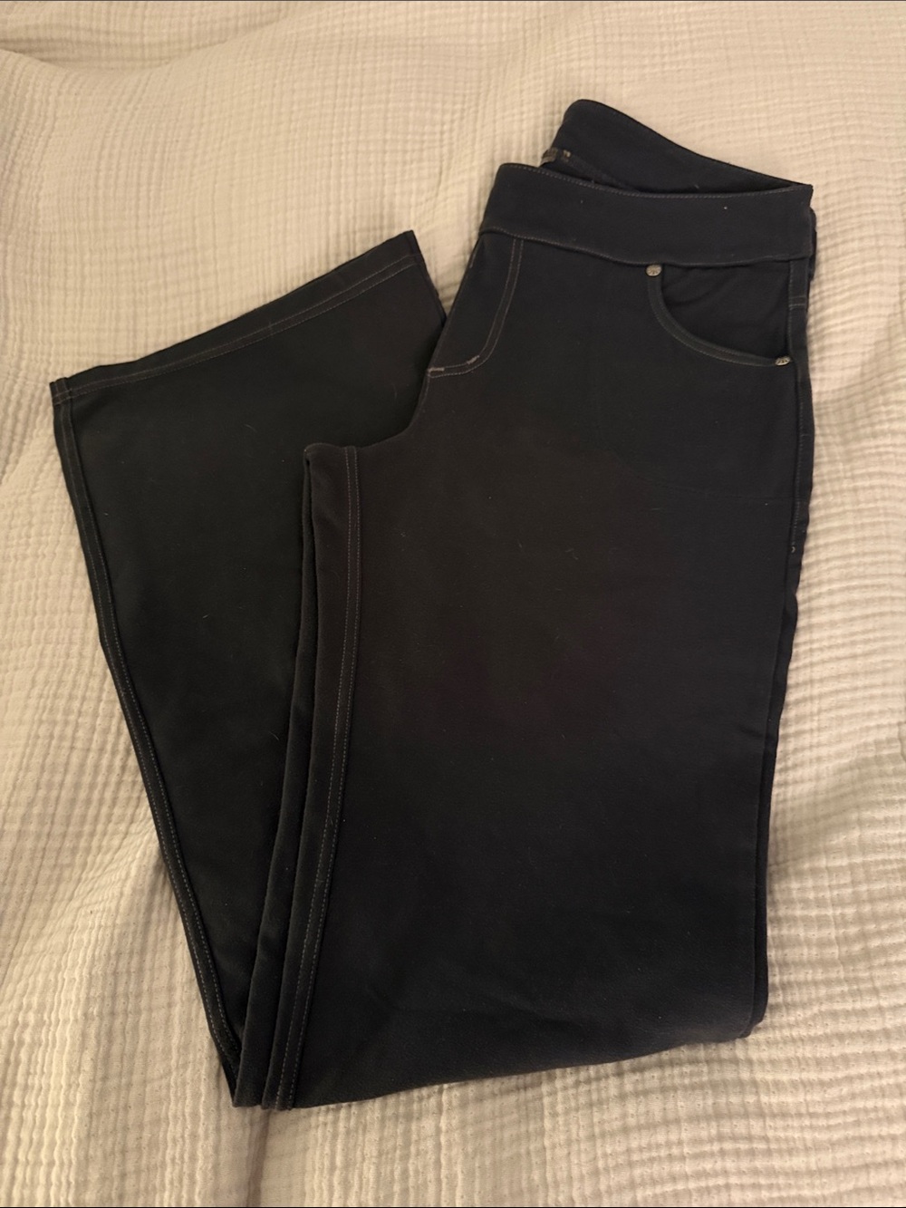 Athleta stretch bootcut knit pants